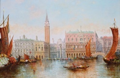 View of the Doge's Palace &amp; St Mark&#8217;s Square