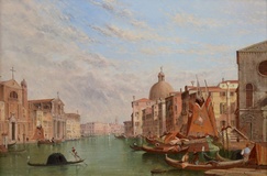 The Grand Canal Looking Northeast from Santa Croce to San Geremia, Venice