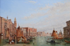 The Grand Canal Looking Towards the Doges Palace, Venice