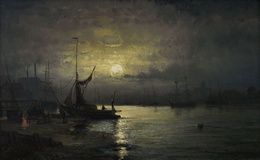 Moonlight on The Medway