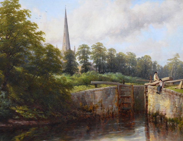 Lock on the River Avon near Stratford