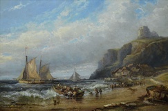 Fishing Boats by the Coast